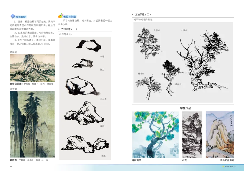 岭南版8年级美术上册高清教材_4-教培资料-26年最新资料-同步更新_初中高中教资_03科三专项（进去保存报考的学科即可）_02科三专项（笔记真题思维导图教学设计版本二）