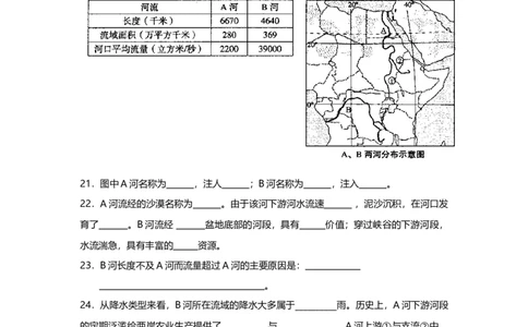 2008年高考地理试卷（上海）（解析卷）_1.高考2025全国各省真题+答案_01.2008-2024全国高考真题（按省份分类）_31.上海_2008-2021,2024&middot;（上海）地理高考真题