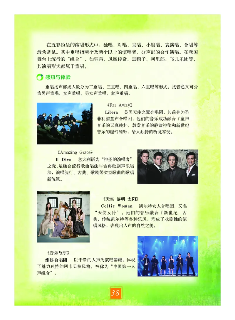 教科版8年级艺术上册高清教材_4-教培资料-26年最新资料-同步更新_初中高中教资_03科三专项（进去保存报考的学科即可）_02科三专项（笔记真题思维导图教学设计版本二）