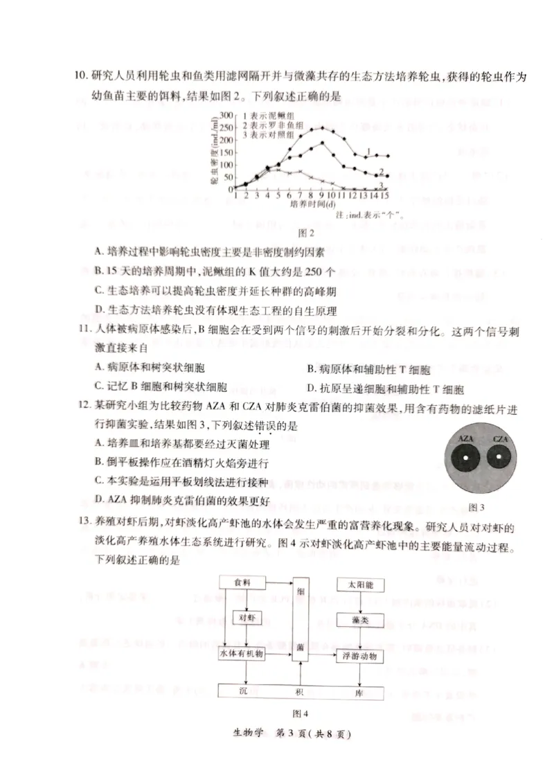 a57fe63964a8b0ca52a68f54daefed26_2024届广东省茂名市高三年级第一次综合测试（茂名一模）_广东省茂名市2024届高三年级第一次综合测试（茂名一模）生物_生物