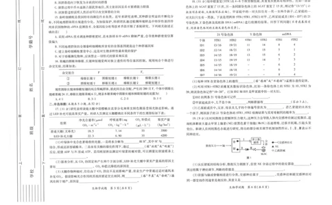 2026届陕西省高三上学期适应性检测（一）生物试卷（含答案）_2025年12月_2512132026届陕西省高三上学期适应性检测（一）（全科）
