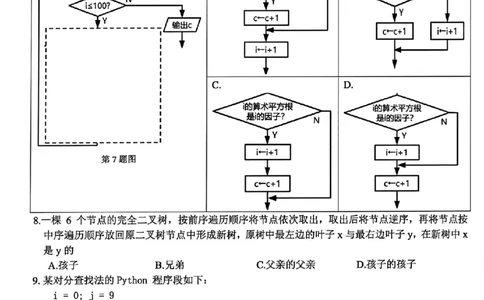 技术_2025年12月_251212浙江精诚联盟2025学年第一学期高三12月适应性联考（全科）_浙江精诚联盟2025学年第一学期高三12月适应性联考技术
