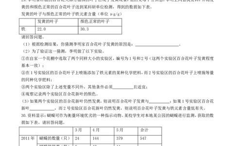湖南省长沙市2017年中考生物真题试题（含答案）_中考真题_8.生物中考真题2015-2024年_2017年全国中考生物124份