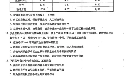 云南省昆明市第一中学2025-2026学年高三上学期第三次联考生物试卷（含答案）_251101云南省昆明市第一中学2025-2026学年高三上学期第三次联考（全科）