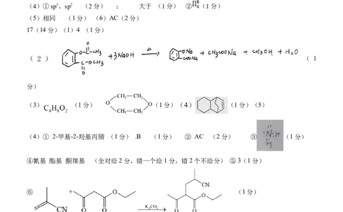 化学6月月考试卷答案_2025年6月_250622黑龙江省双鸭山市第一中学2024-2025学年高二下学期6月月考_黑龙江省双鸭山市第一中学2024-2025学年高二下学期6月月考化学