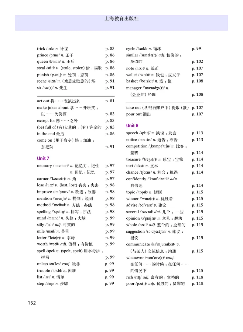 沪教版8年级英语上册高清教材_4-教培资料-26年最新资料-同步更新_初中高中教资_03科三专项（进去保存报考的学科即可）_02科三专项（笔记真题思维导图教学设计版本二）