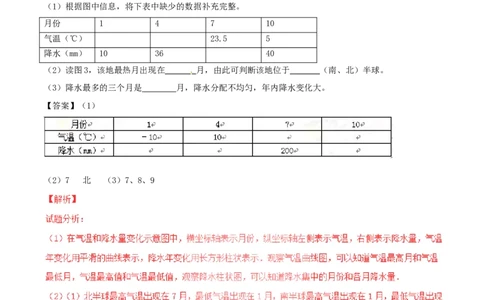 甘肃省武威市、白银市、定西市、平凉市、酒泉市、临夏州、张掖市2017年中考地理真题试题（含解析）_中考真题_9.地理中考真题2015-2024年_2017年全国中考地理74份