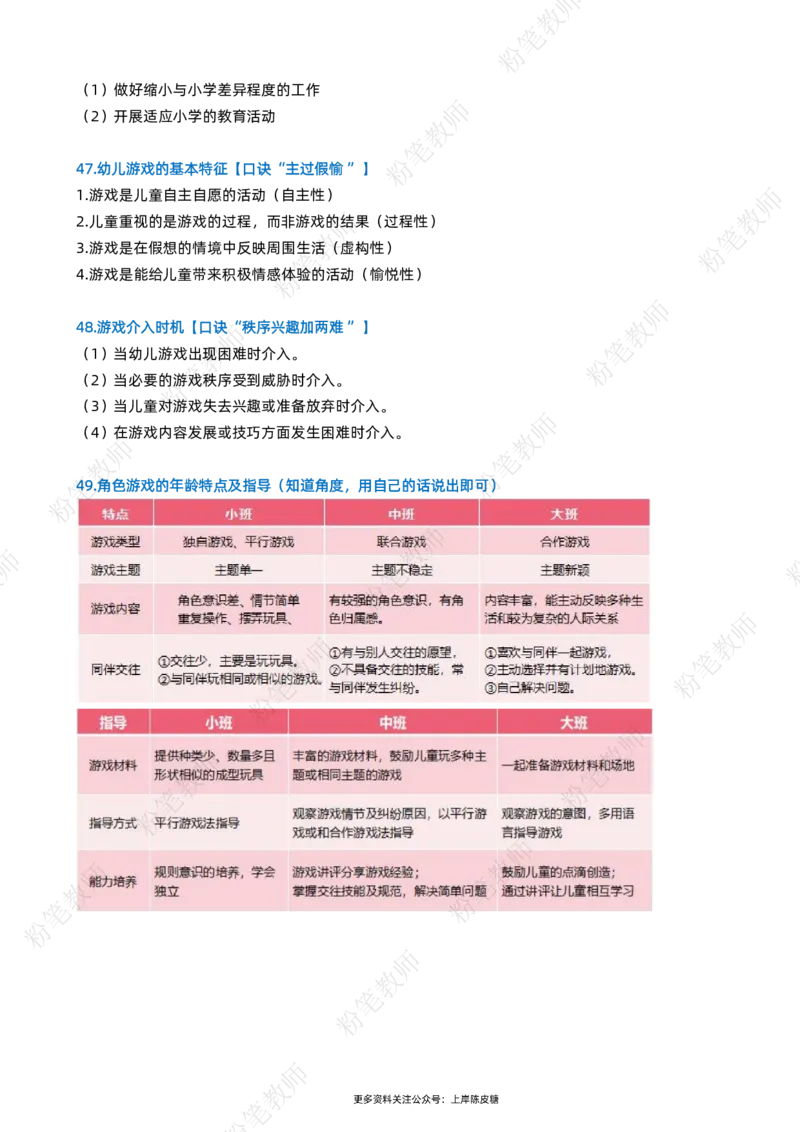 幼儿教资科目二主观题要点_4-教培资料-26年最新资料-同步更新_科一科二电子资料合集中小幼（笔记真题知识点汇总等）文件多，按需保存_科一科二知识专项（中小幼）推荐