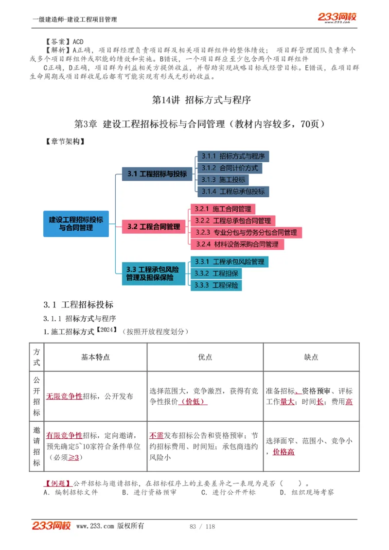 1-18_2026年一级建造师_2026年一建管理_2025年一建管理SVIP_02-基础精讲✿高端面授✿深度强化_14-管理《教材精讲班》赵春晓、关宇233推荐_赵春晓_讲义