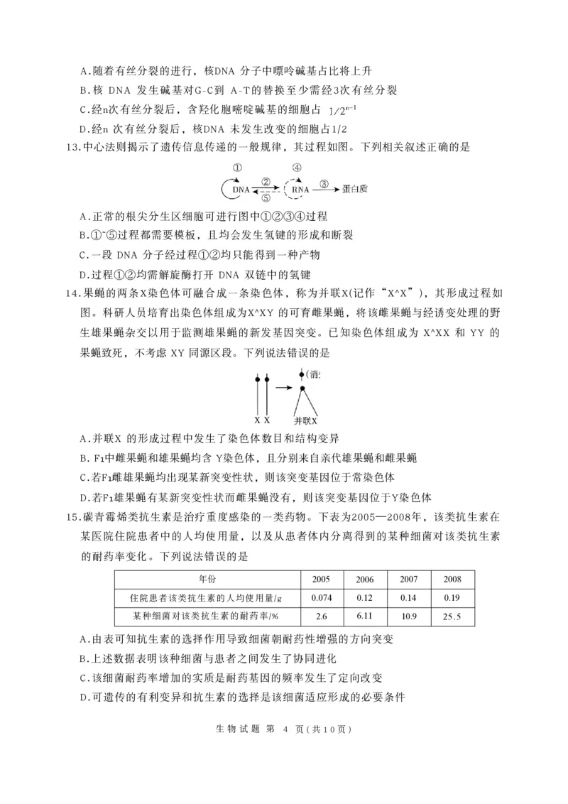 生物试卷-山东省临沂市（北京时代凤凰研究院）2026届高三年级教学质量检测考试（上学期期中）_251116山东省临沂市2026届高三11月教学质量检测（全科）
