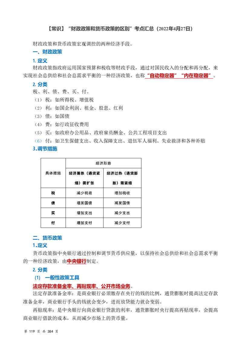常识汇总260篇_26吉林考备考资料包_04行测资料包（笔记图推导图等）_40常识汇总259篇（近一年）