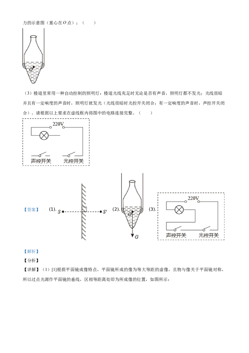 精品解析：2021年陕西省中考物理试题（解析版）_中考真题_4.物理中考真题2015-2024年_地区卷_陕西物理08-22（陕西省统一试卷）