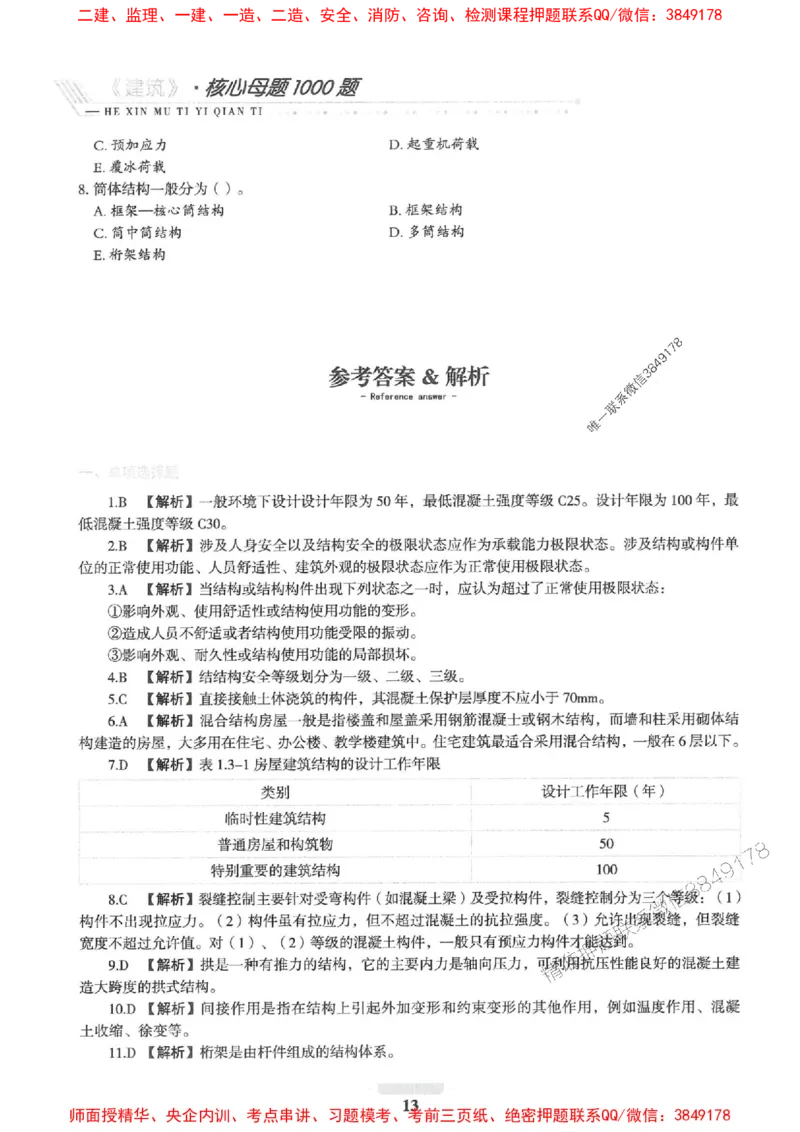 2025一建建筑-核心母题1000题（新版）推荐_2026年一级建造师_2026年一建建筑_2025年一建建筑SVIP_01-精华文档✿电子教材✿历年真题_74-建筑《核心母题1000题-新版》SMR推荐