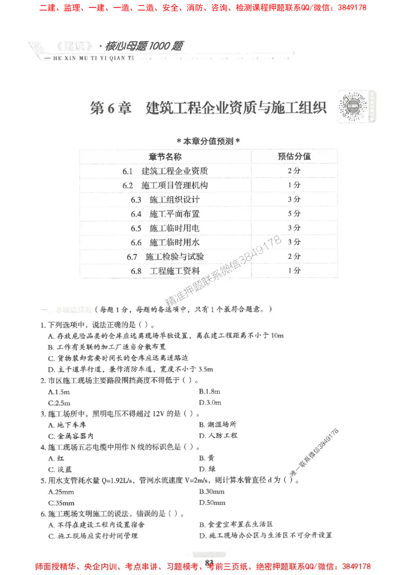 2025一建建筑-核心母题1000题（新版）推荐_2026年一级建造师_2026年一建建筑_2025年一建建筑SVIP_01-精华文档✿电子教材✿历年真题_74-建筑《核心母题1000题-新版》SMR推荐