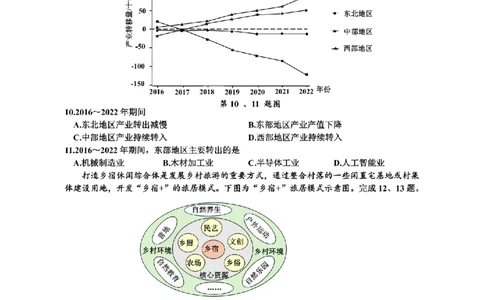 地理卷-2506嘉兴高二期末_2025年6月_250629浙江省嘉兴市2024~2025学年第二学期高二期末检测（全科）
