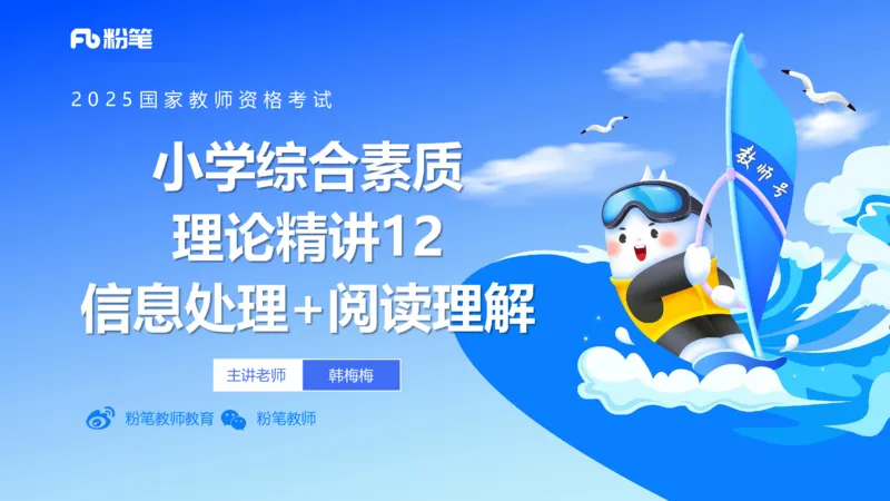 小学科目一理论精讲12-阅读理解能力-韩梅梅_4-教培资料-26年最新资料-同步更新_小学教资_012025下FB小学系统班_小学25下-综合素质_1.理论精讲_讲义