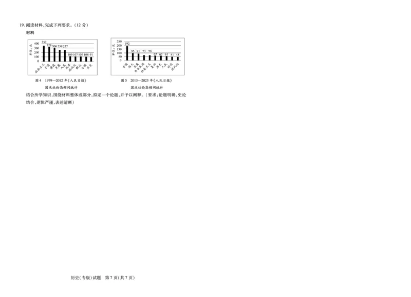 历史(安徽专版)高二(下)摸底考试A3_2025年6月_250621安徽省天一大联考2024-2025学年高二下学期6月摸底考试（全科）_历史-安徽省天一大联考2024-2025学年高二下学期6月摸底考试