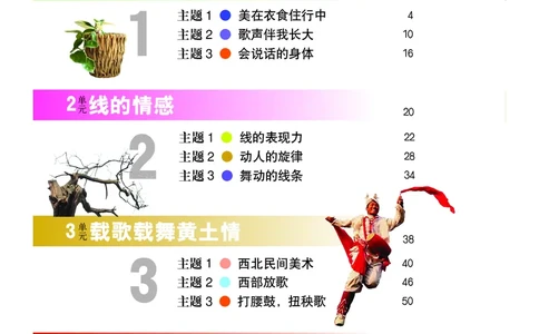 教科版7年级艺术上册高清教材_4-教培资料-26年最新资料-同步更新_初中高中教资_03科三专项（进去保存报考的学科即可）_02科三专项（笔记真题思维导图教学设计版本二）