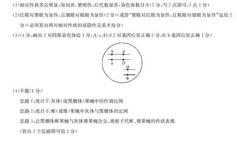 25年11月五校联盟-生物答案_251122安徽省五校联盟2026届高三年级11月第一次五校联考（全科）