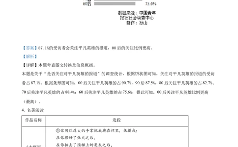 精品解析：2022年山东省聊城市中考语文真题（解析版）_中考真题_1.语文中考真题2015-2024年_2022中考语文真题145份20