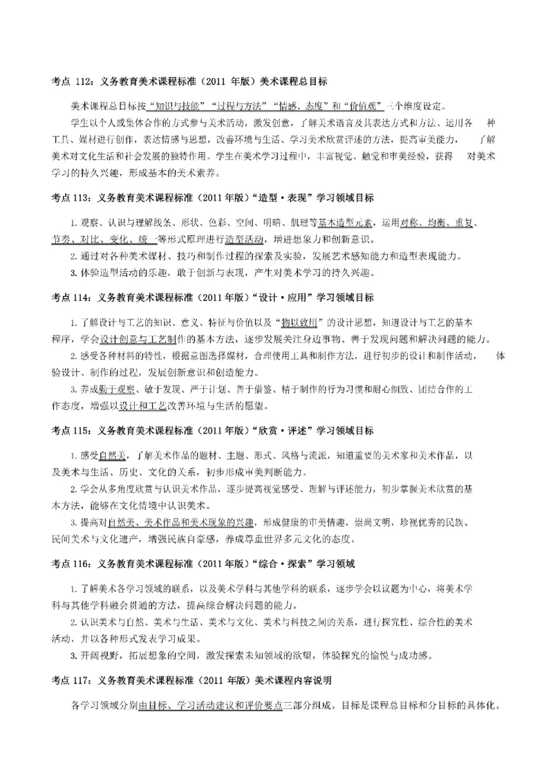 考前必背｜高中教资《美术》最全考点背诵笔记与模版，一遍上岸_4-教培资料-26年最新资料-同步更新_初中高中教资_03科三专项（进去保存报考的学科即可）