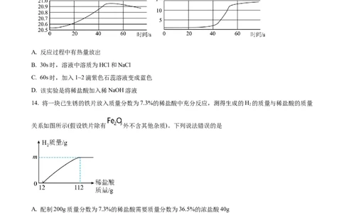 精品解析：2023年四川省眉山市中考化学真题（原卷版）_中考真题_5.化学中考真题2015-2024年_2023年中考化学真题7.20_精品解析：2023年四川省眉山市中考化学真题