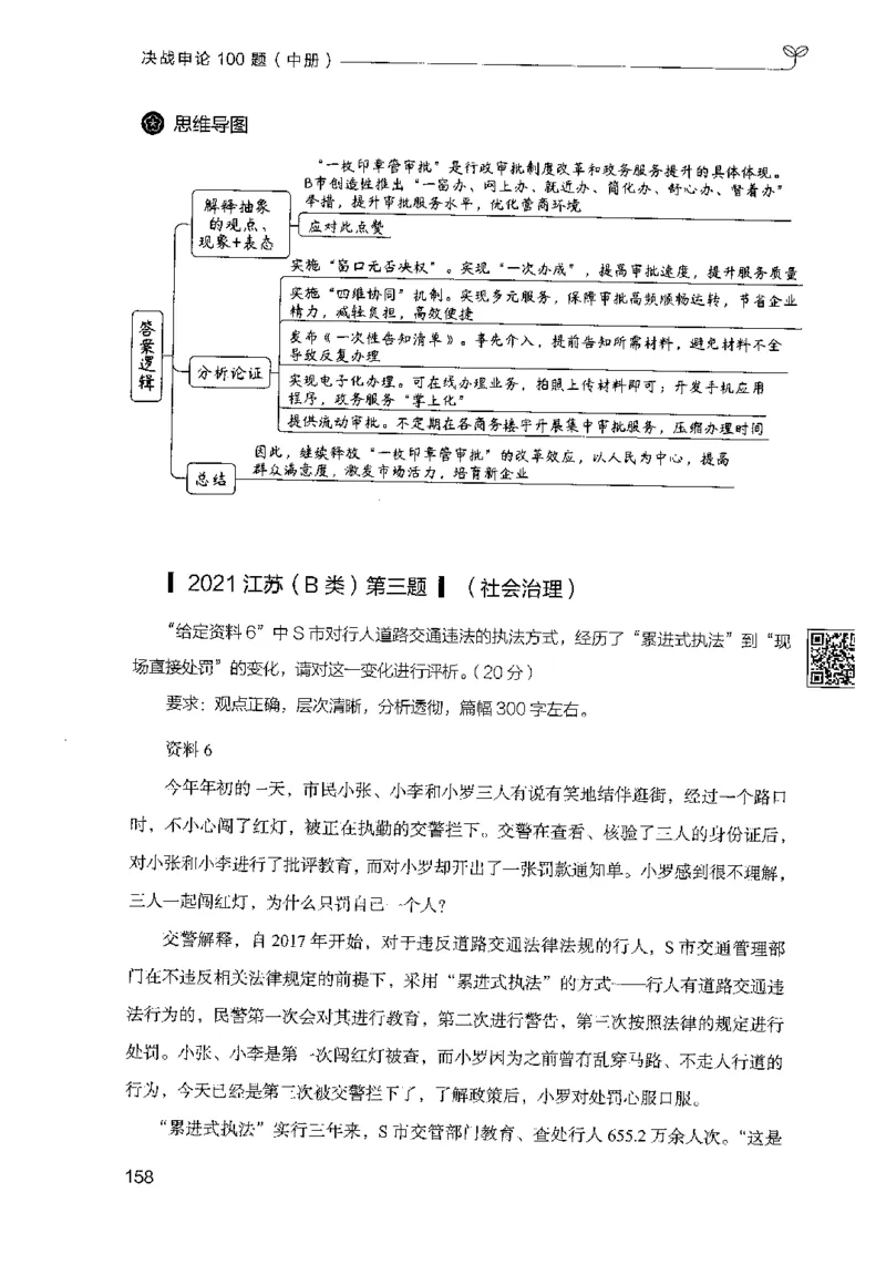 申论100题（中册）2024年4月版_26吉林考备考资料包_11省考刷题包_05决战申论100题_决战申论100题2024年4月版次
