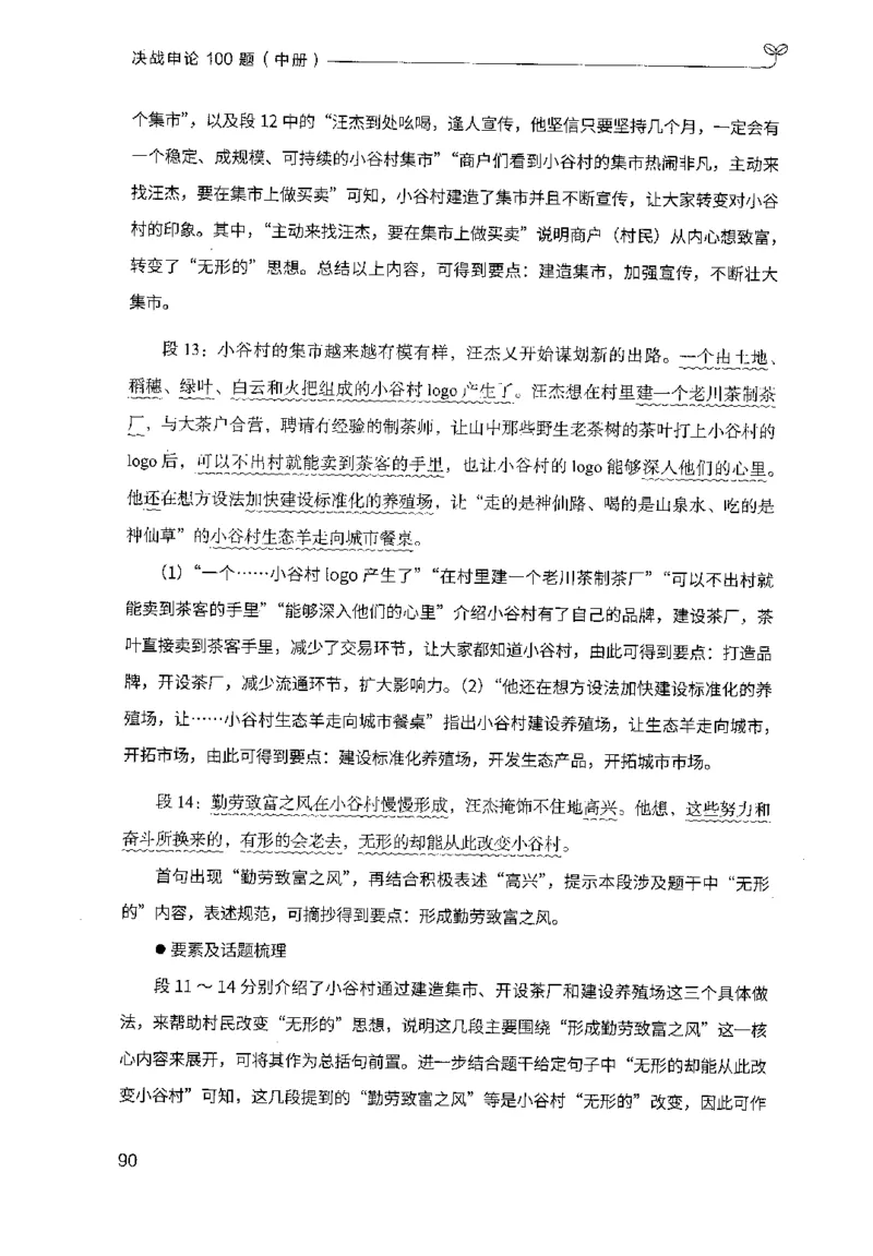 申论100题（中册）2024年4月版_26吉林考备考资料包_11省考刷题包_05决战申论100题_决战申论100题2024年4月版次