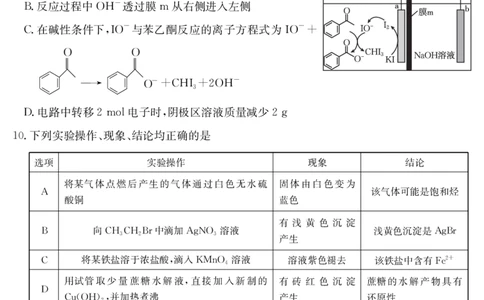 陕西省2024-2025学年高二期末教学质量检测化学_2025年7月_250705陕西省2024-2025学年高二期末教学质量检测（金太阳25-567B）（全科）