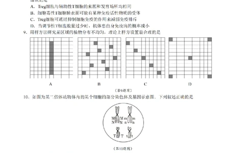 生物试题｜26届县域教研联盟12月联考_2025年12月_251206浙江县域教研联盟2025学年第一学期12月高三模拟考试（全科）_浙江县域教研联盟2025学年第一学期12月高三模拟考试生物