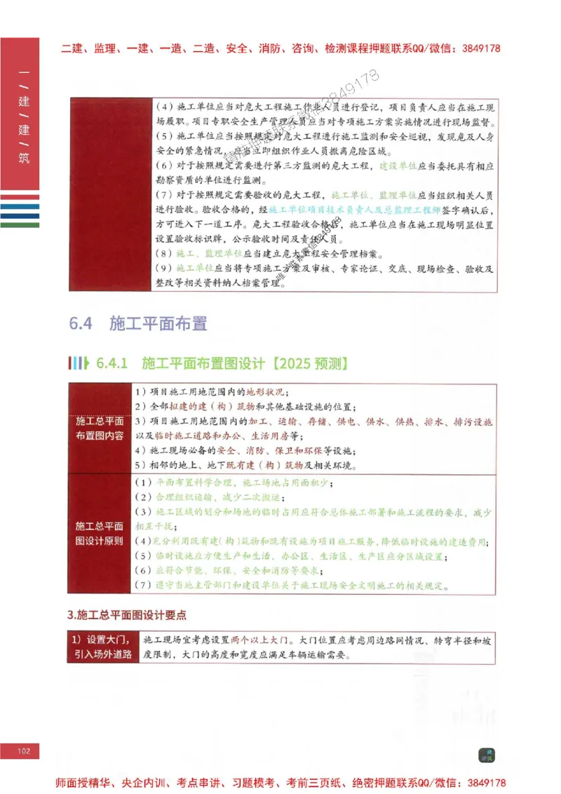 2025年一建-建筑-四色笔记高清_2026年一级建造师_2026年一建建筑_2025年一建建筑SVIP_01-精华文档✿电子教材✿历年真题_20-建筑《新版-四色笔记》SMR推荐