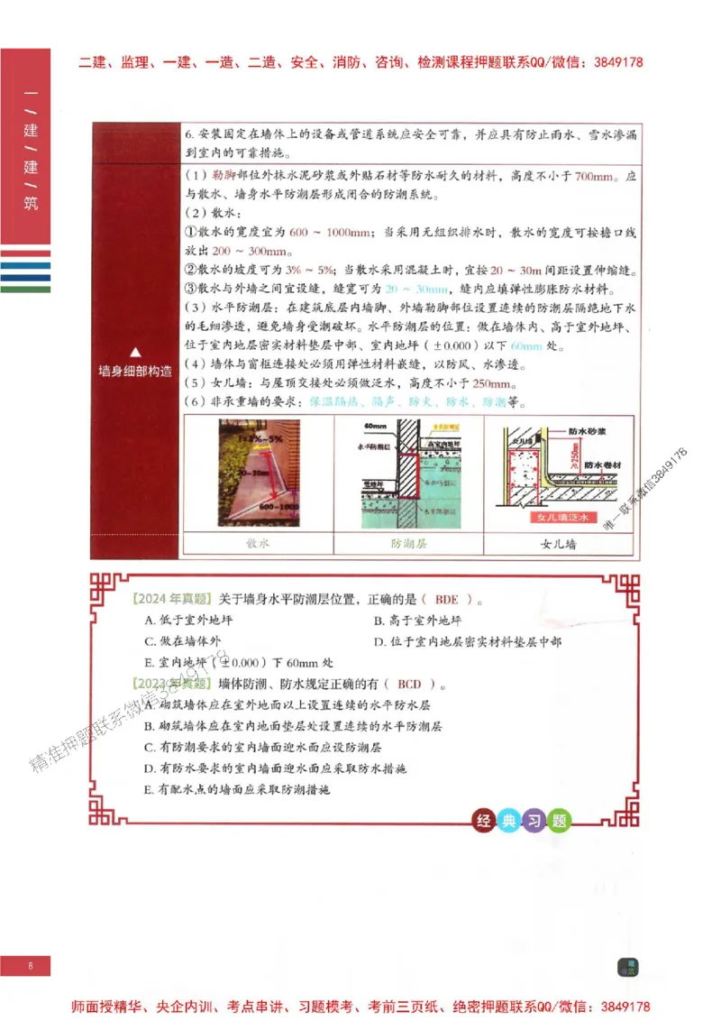 2025年一建-建筑-四色笔记高清_2026年一级建造师_2026年一建建筑_2025年一建建筑SVIP_01-精华文档✿电子教材✿历年真题_20-建筑《新版-四色笔记》SMR推荐