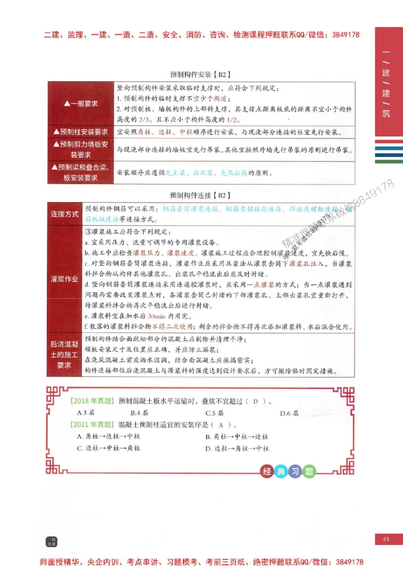 2025年一建-建筑-四色笔记高清_2026年一级建造师_2026年一建建筑_2025年一建建筑SVIP_01-精华文档✿电子教材✿历年真题_20-建筑《新版-四色笔记》SMR推荐