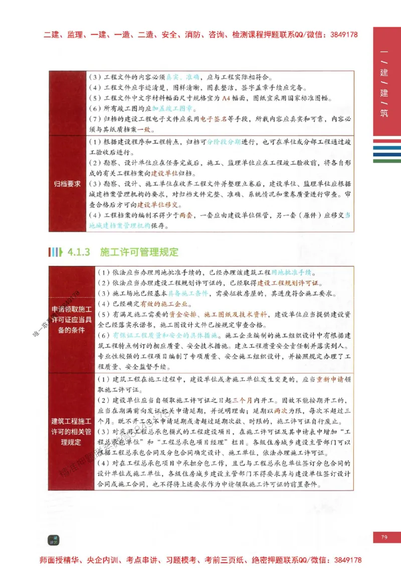 2025年一建-建筑-四色笔记高清_2026年一级建造师_2026年一建建筑_2025年一建建筑SVIP_01-精华文档✿电子教材✿历年真题_20-建筑《新版-四色笔记》SMR推荐