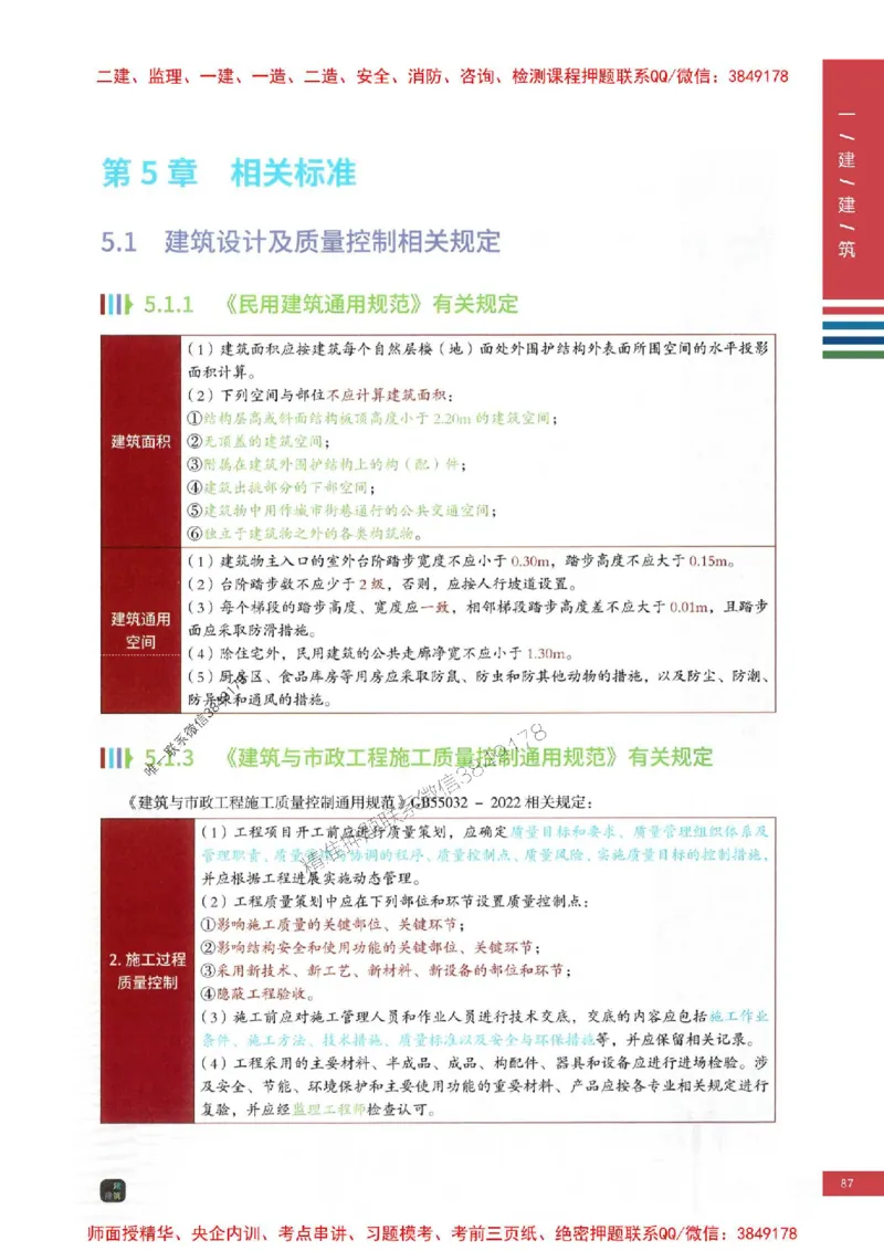 2025年一建-建筑-四色笔记高清_2026年一级建造师_2026年一建建筑_2025年一建建筑SVIP_01-精华文档✿电子教材✿历年真题_20-建筑《新版-四色笔记》SMR推荐