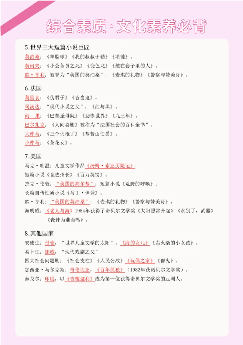科一文化素养核心知识点_4-教培资料-26年最新资料-同步更新_科一科二电子资料合集中小幼（笔记真题知识点汇总等）文件多，按需保存_科一科二知识专项（中小幼）推荐