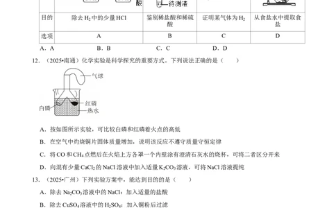 2026年中考化学常考考点专题之实验分析与处理能力_162026年中考七科常考考点专题资料_005中考化学常考考点专题