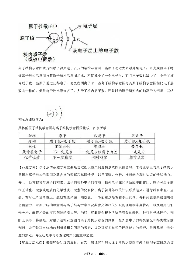 2026年中考化学常考考点专题之物质的微粒性_162026年中考七科常考考点专题资料_005中考化学常考考点专题