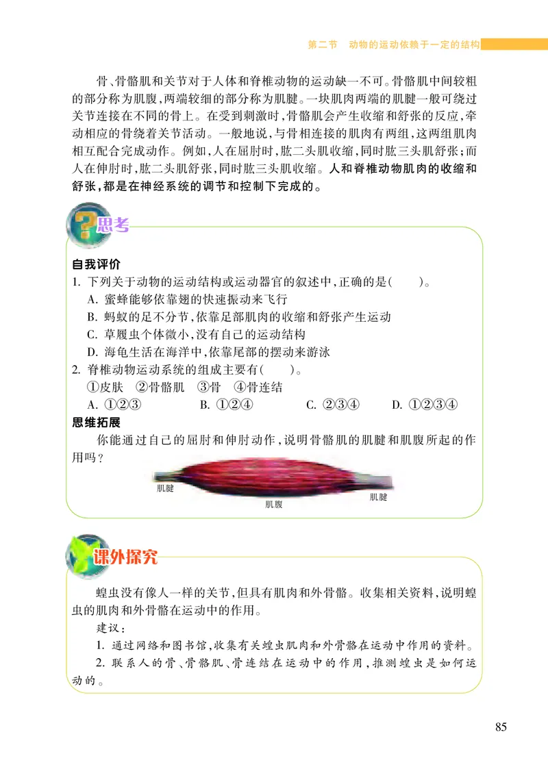 苏教版8年级生物上册高清教材_4-教培资料-26年最新资料-同步更新_初中高中教资_03科三专项（进去保存报考的学科即可）_02科三专项（笔记真题思维导图教学设计版本二）