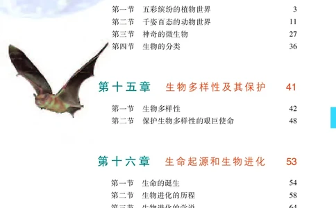 苏教版8年级生物上册高清教材_4-教培资料-26年最新资料-同步更新_初中高中教资_03科三专项（进去保存报考的学科即可）_02科三专项（笔记真题思维导图教学设计版本二）
