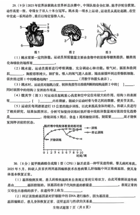 2025烟台中考生物真题试卷_2025全国各地《中考真题试卷及答案》_2025烟台中考真题及答案