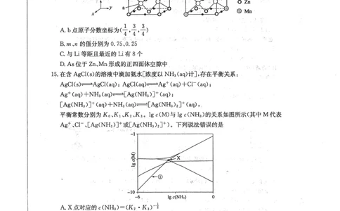 山东省枣庄市2023-2024学年高三上学期1月期末质量检测化学试题_2024届山东省枣庄市高三上学期1月期末质量检测_山东省枣庄市2024届高三上学期1月期末质量检测化学