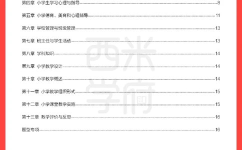 考前20天终极冲刺小学教育教学知识与能力_4-教培资料-26年最新资料-同步更新_科一科二电子资料合集中小幼（笔记真题知识点汇总等）文件多，按需保存_01西米合集