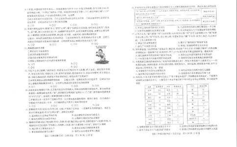 文综-陕西省商洛市2024届高三上学期尖子生学情诊断考试_2024届陕西省商洛市高三上学期尖子生学情诊断考试