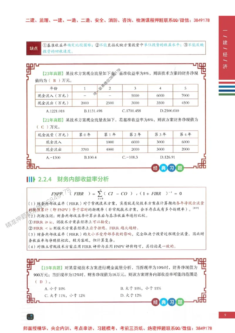 2025年一建-经济-四色笔记高清_2026年一级建造师_2026年一建经济_2025年一建经济SVIP_01-精华文档✿电子教材✿历年真题_18-经济《新版-四色笔记》SMR推荐