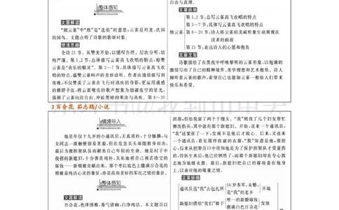课文脉络梳理_4-教培资料-26年最新资料-同步更新_初中高中教资_03科三专项（进去保存报考的学科即可）_02科三专项（笔记真题思维导图教学设计版本二）_课文梳理（简洁）