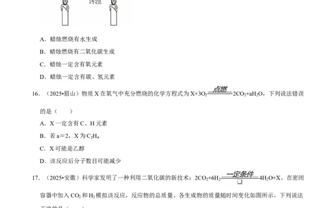 2026年中考化学常考考点专题之质量守恒定律及其应用_162026年中考七科常考考点专题资料_005中考化学常考考点专题
