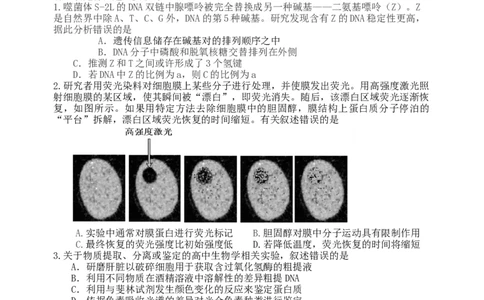 龙东高三生物学12月模拟试卷成稿_2025年12月_251211黑龙江省龙东十校联盟2026届高三上学期12月月考（全科）_黑龙江省龙东十校联盟2025-2026学年高三上学期12月月考生物试题（含答案）