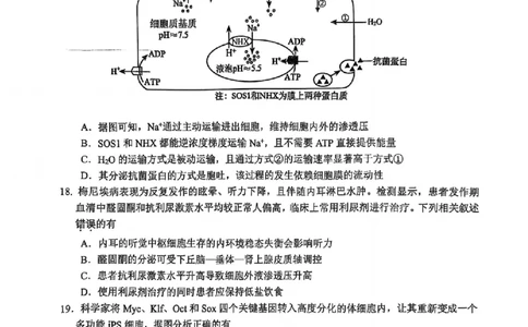 生物卷+标答镇江高三期中2512_2025年12月_251204江苏省镇江市2025-2026学年高三上学期期中质量监测（全科）