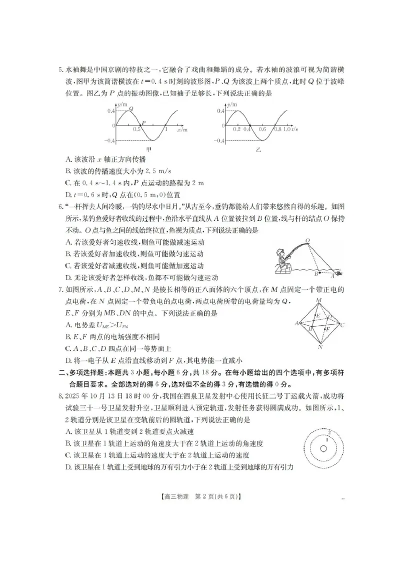 青海省金太阳2025-2026学年高三上学期11月月考物理试题（含答案）_251125青海省金太阳2025-2026学年高三上学期11月联考（全科）